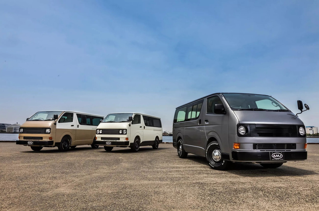 ‘Cá mập’ Toyota HiAce độ như xe Volkswagen: Dáng hoài cổ, phù hợp camping - Ảnh 3.