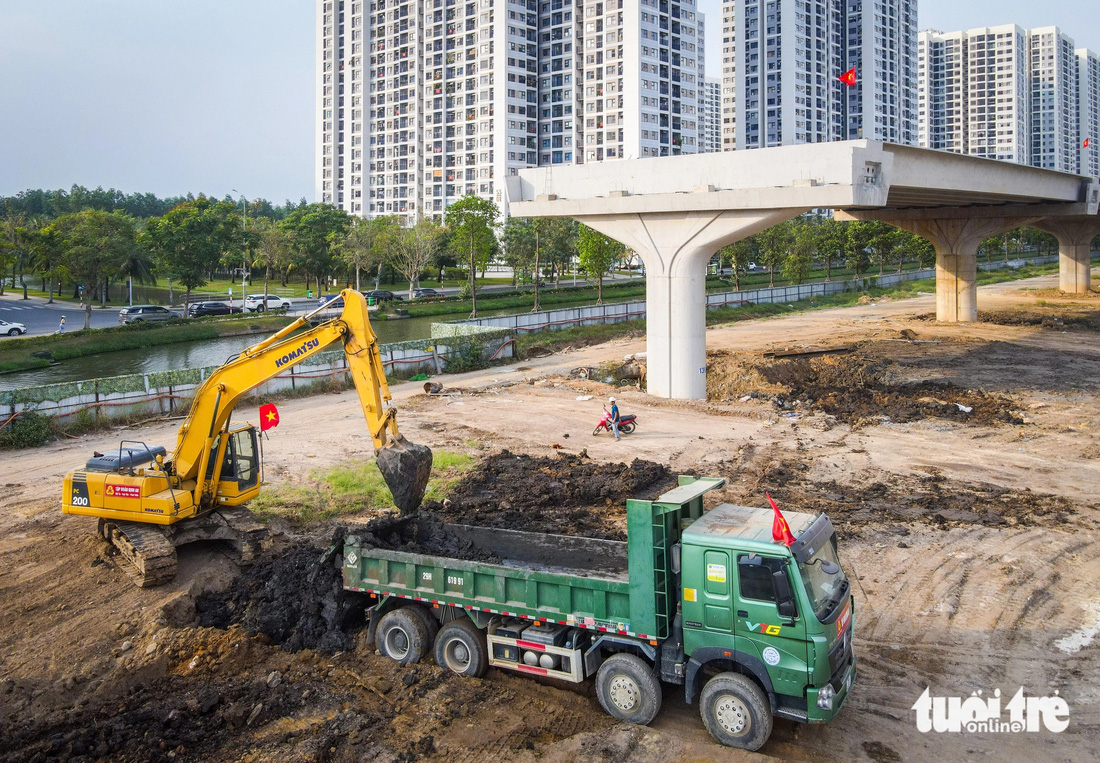 Tết về trên công trường dự án vành đai 3 TP.HCM - Ảnh 3.