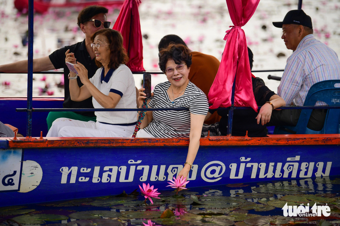 Choáng ngợp trước hồ hoa súng ở Thái Lan - Ảnh 5.