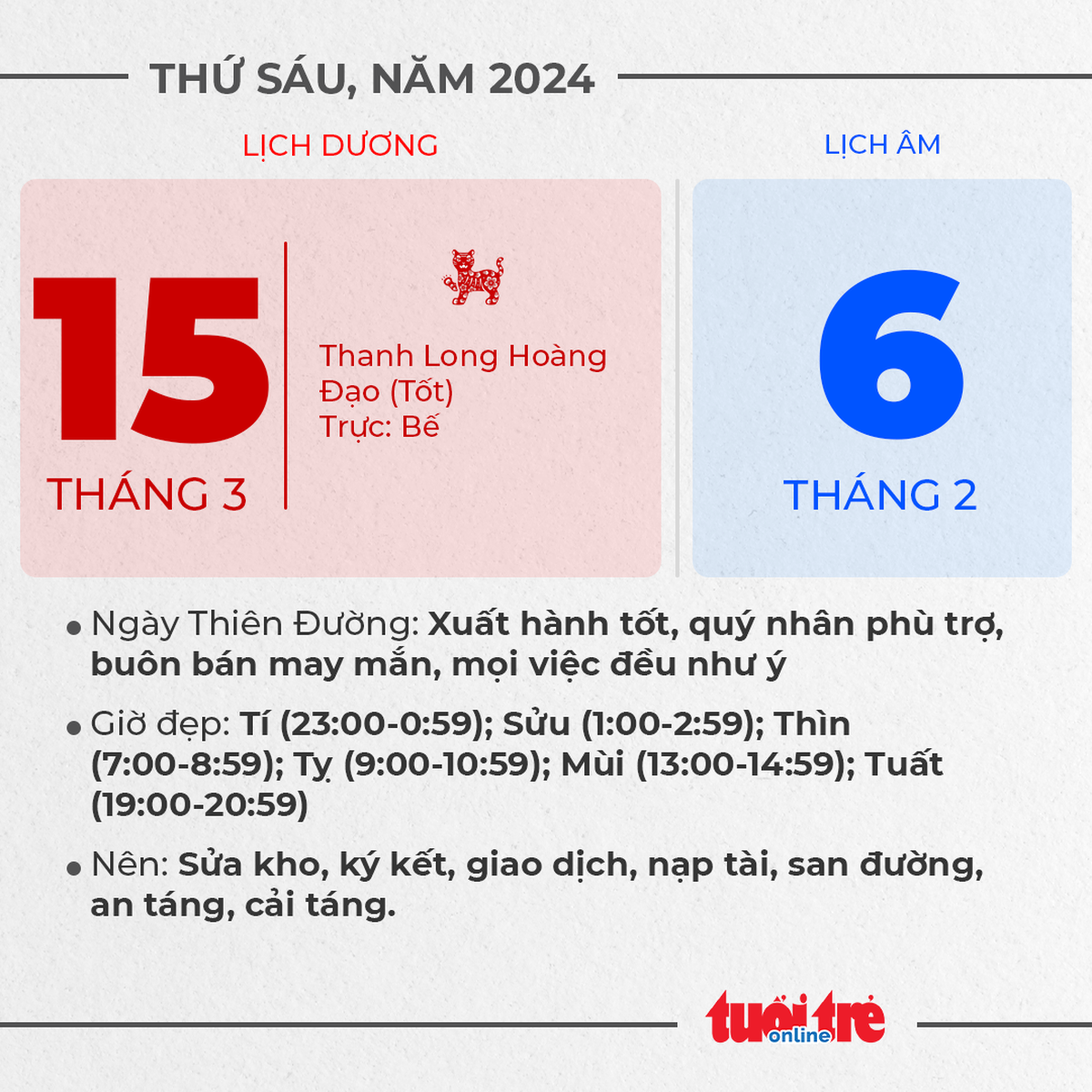 6. Thứ sáu, ngày 15 tháng 3 năm 2023