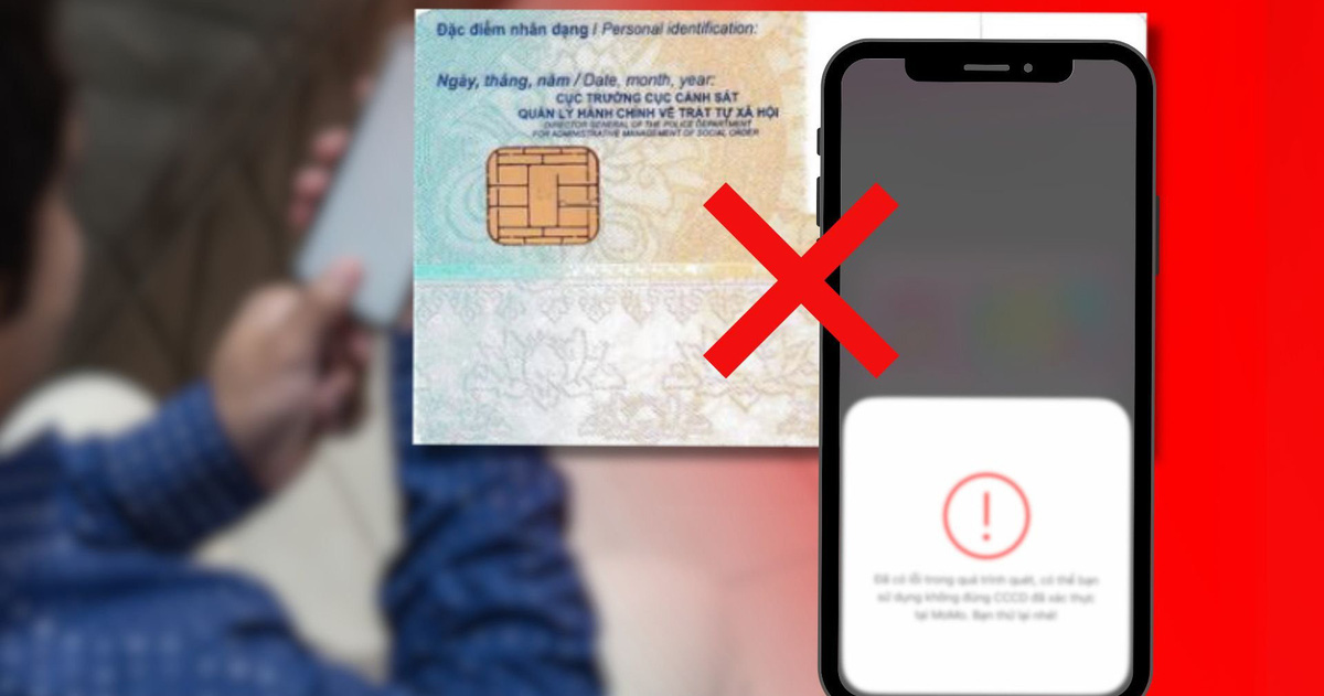 Điện thoại không quét được CCCD để xác thực sinh trắc học, phải làm sao? - Tuổi Trẻ Online
