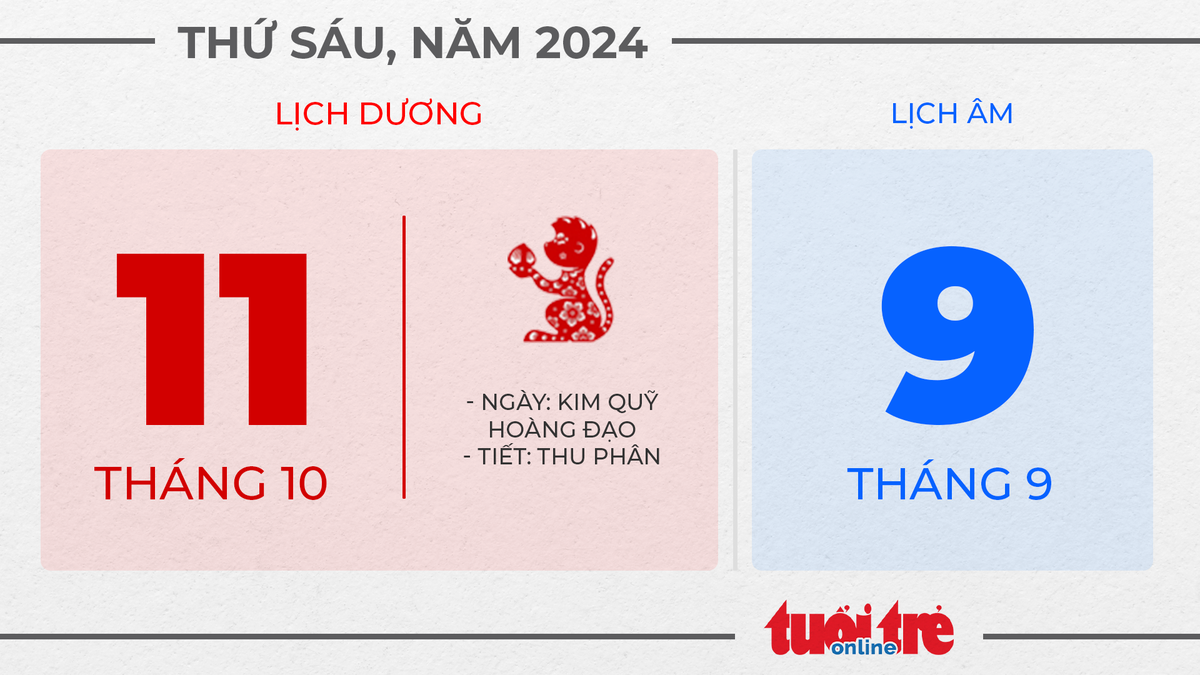 4. Tết Trùng Cửu - Thứ sáu, ngày 11 tháng 10 năm 2024