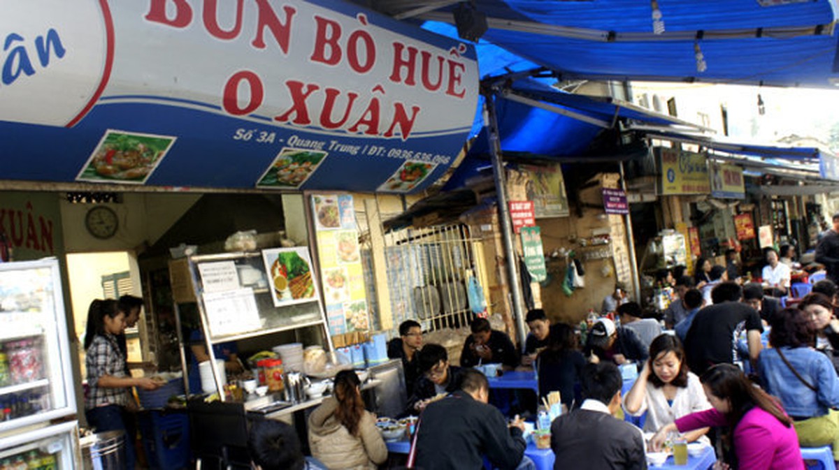 Bún bò Huế ở Hà Nội, bún bò Huế ở Cali