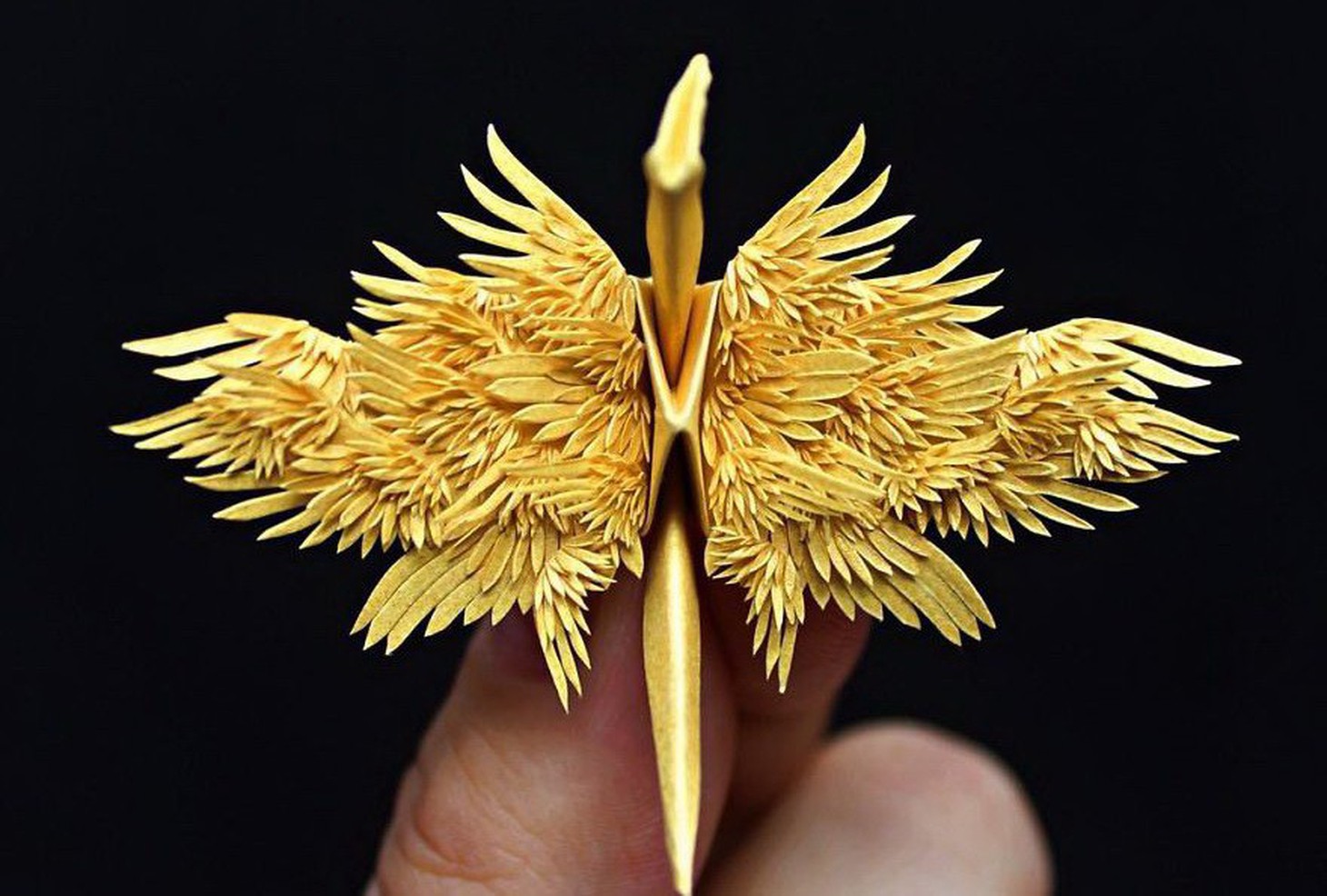 Ngắm những chú hạc giấy origami đẹp ngỡ ngàng - Ảnh 2.