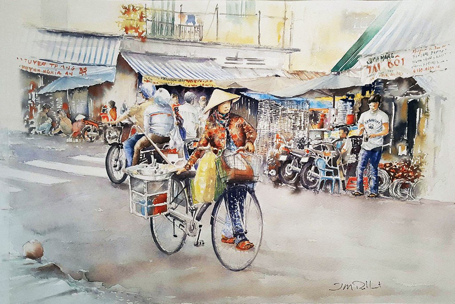 Jean-marc Potlet vẽ vì phải lòng mảnh đất hình chữ S  - Ảnh 17.