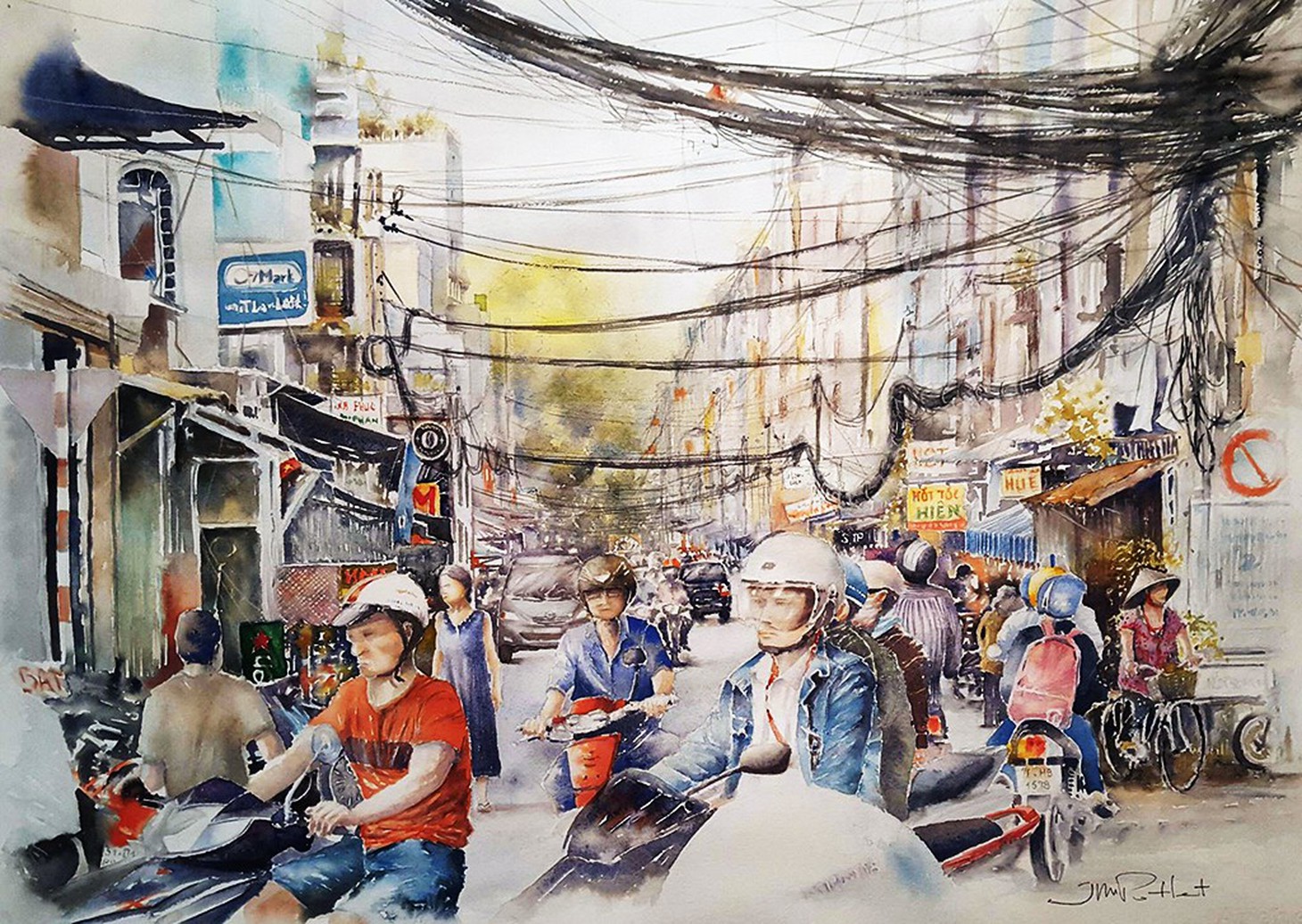 Jean-marc Potlet vẽ vì phải lòng mảnh đất hình chữ S  - Ảnh 18.