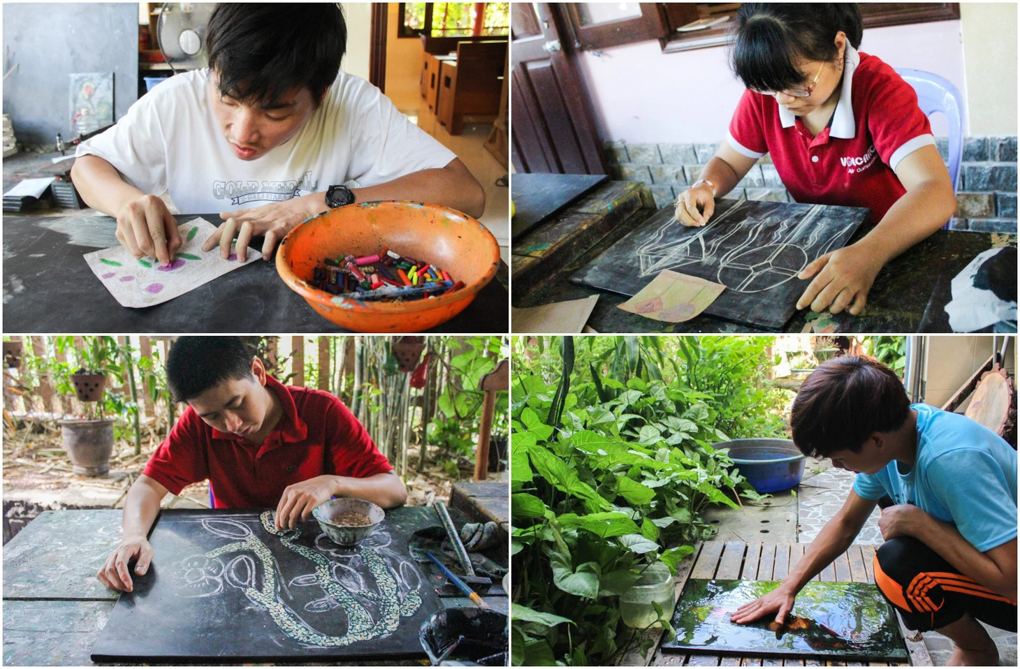 Một ngày vui cùng trẻ khiếm khuyết trí tuệ ở Tịnh Trúc Gia - Ảnh 3.