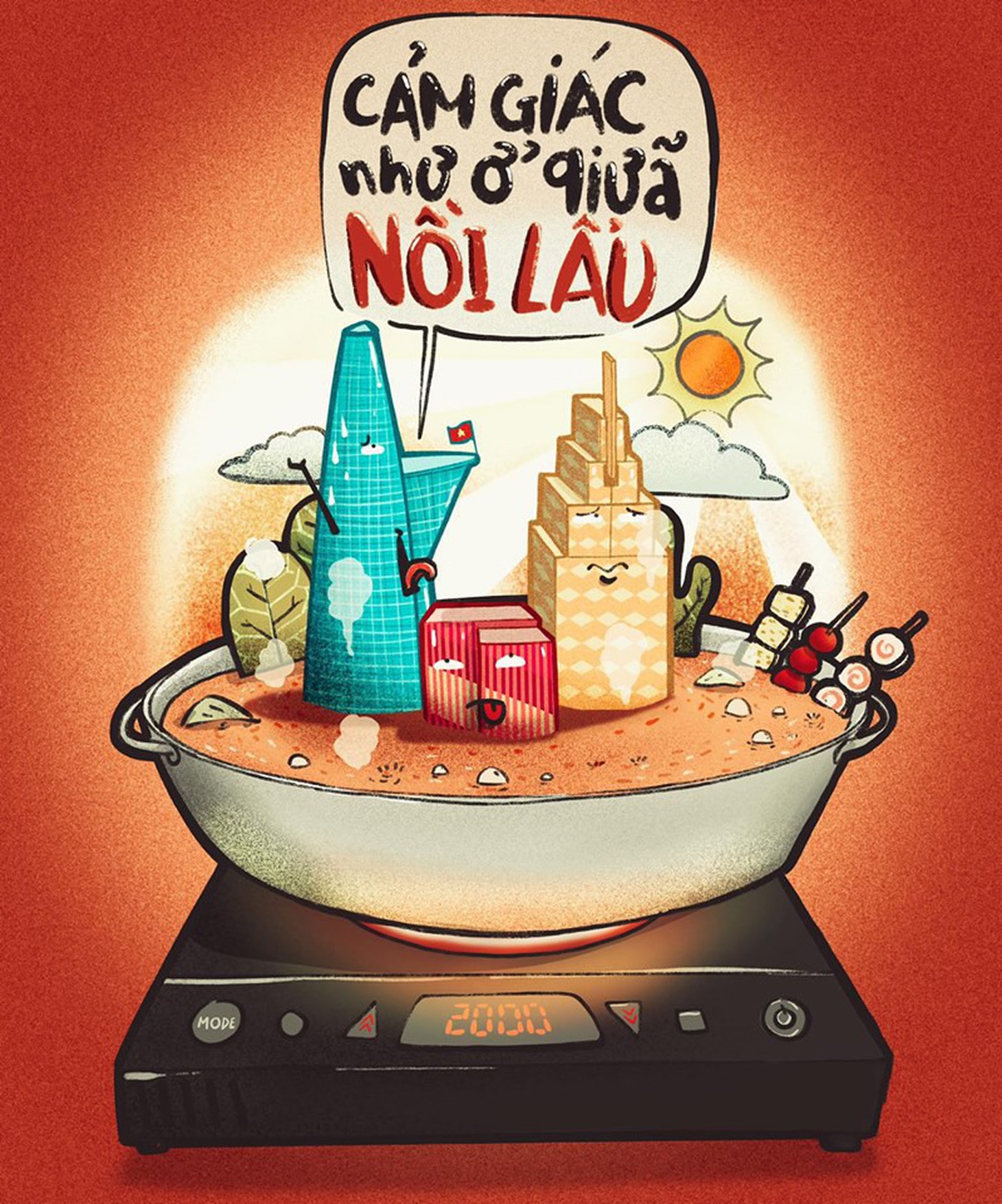 Dân mạng chế ảnh Sài Gòn nóng hầm hập không thua... nồi lẩu - Ảnh 1.