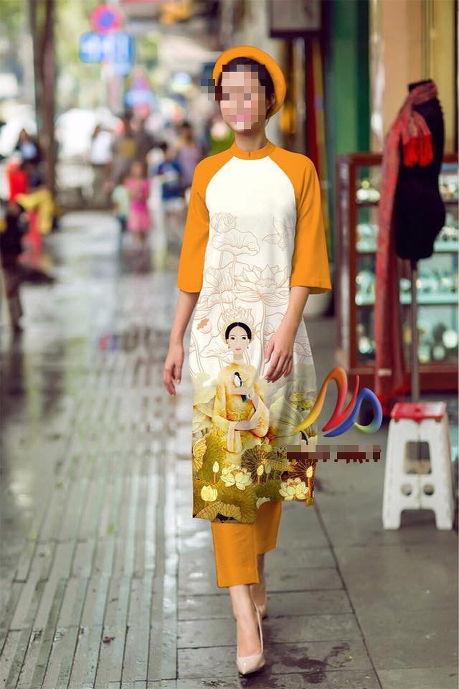 Trắng trợn chép tranh lên áo dài: Họa sĩ phải nhờ tới luật sư - Ảnh 9.