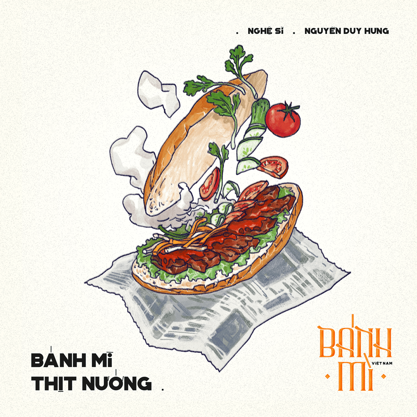 Lên cơn thèm với loạt tranh bánh mì khiến dân mạng ‘sôi sùng sục’ - Ảnh 8.