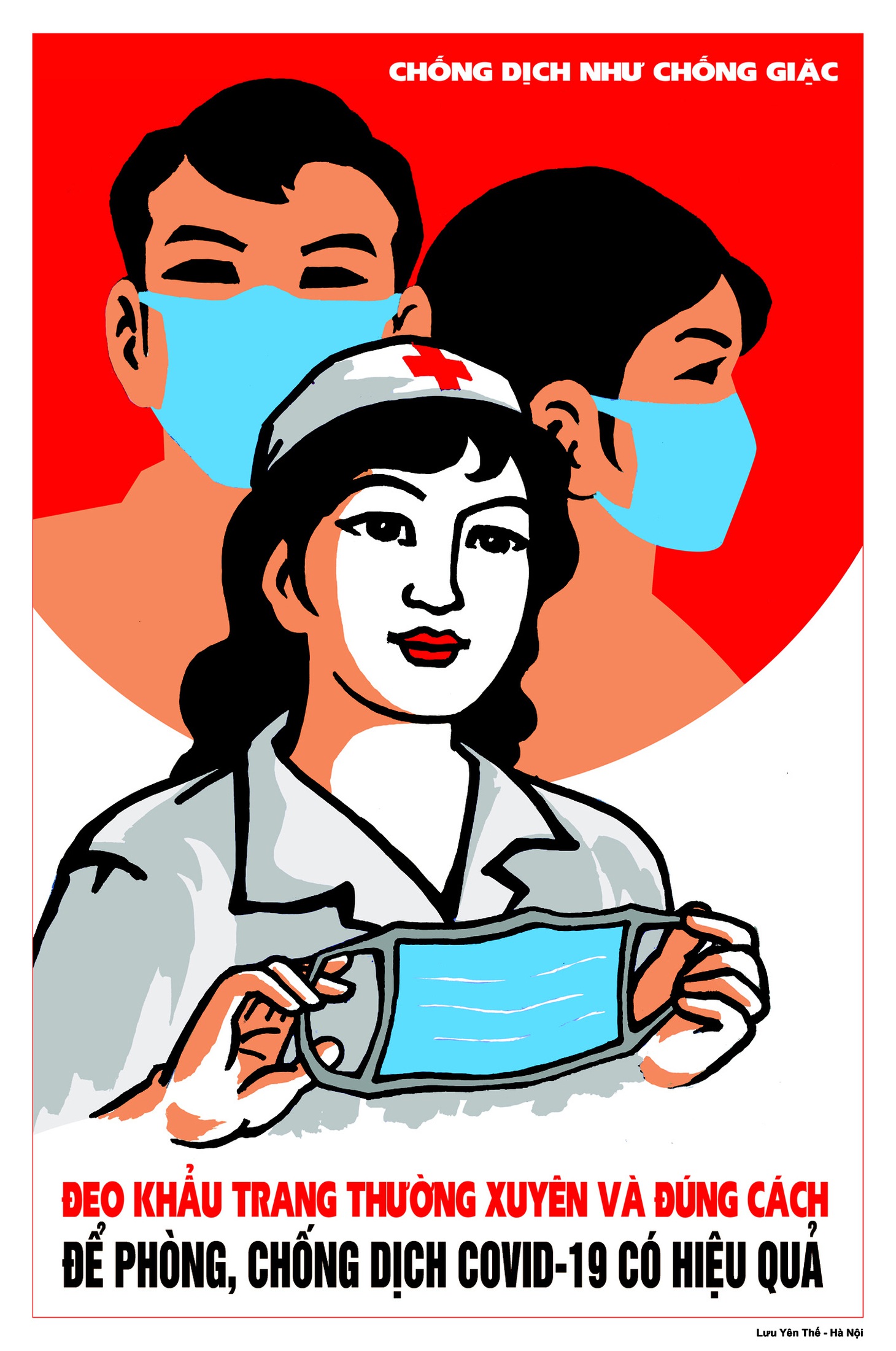 Tin giả gánh hậu quả thật vào tranh cổ động phòng chống COVID-19 - Ảnh 1.