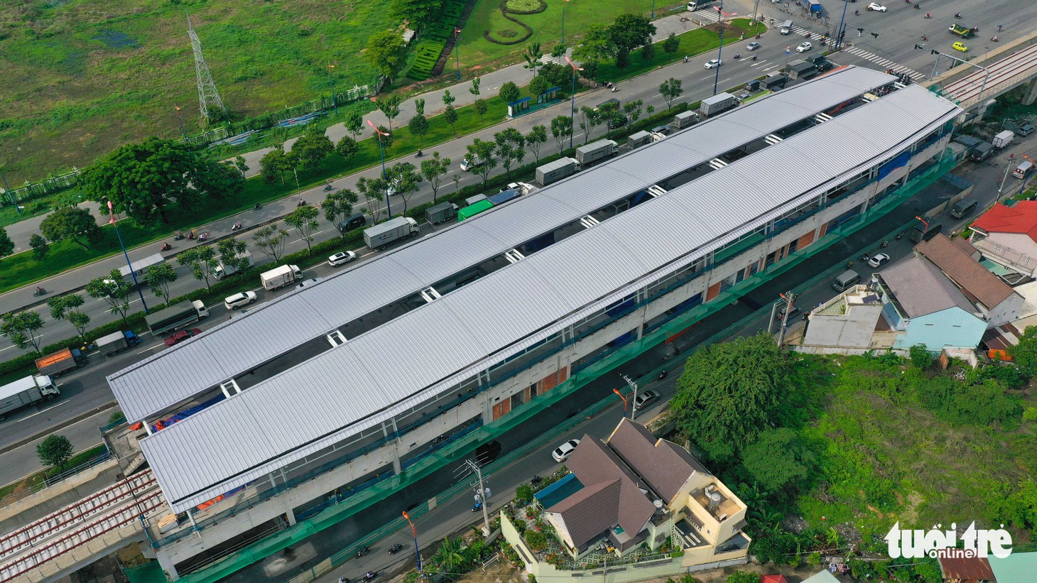 Cận cảnh các nhà ga trên cao tuyến metro Bến Thành - Suối Tiên - Ảnh 4.
