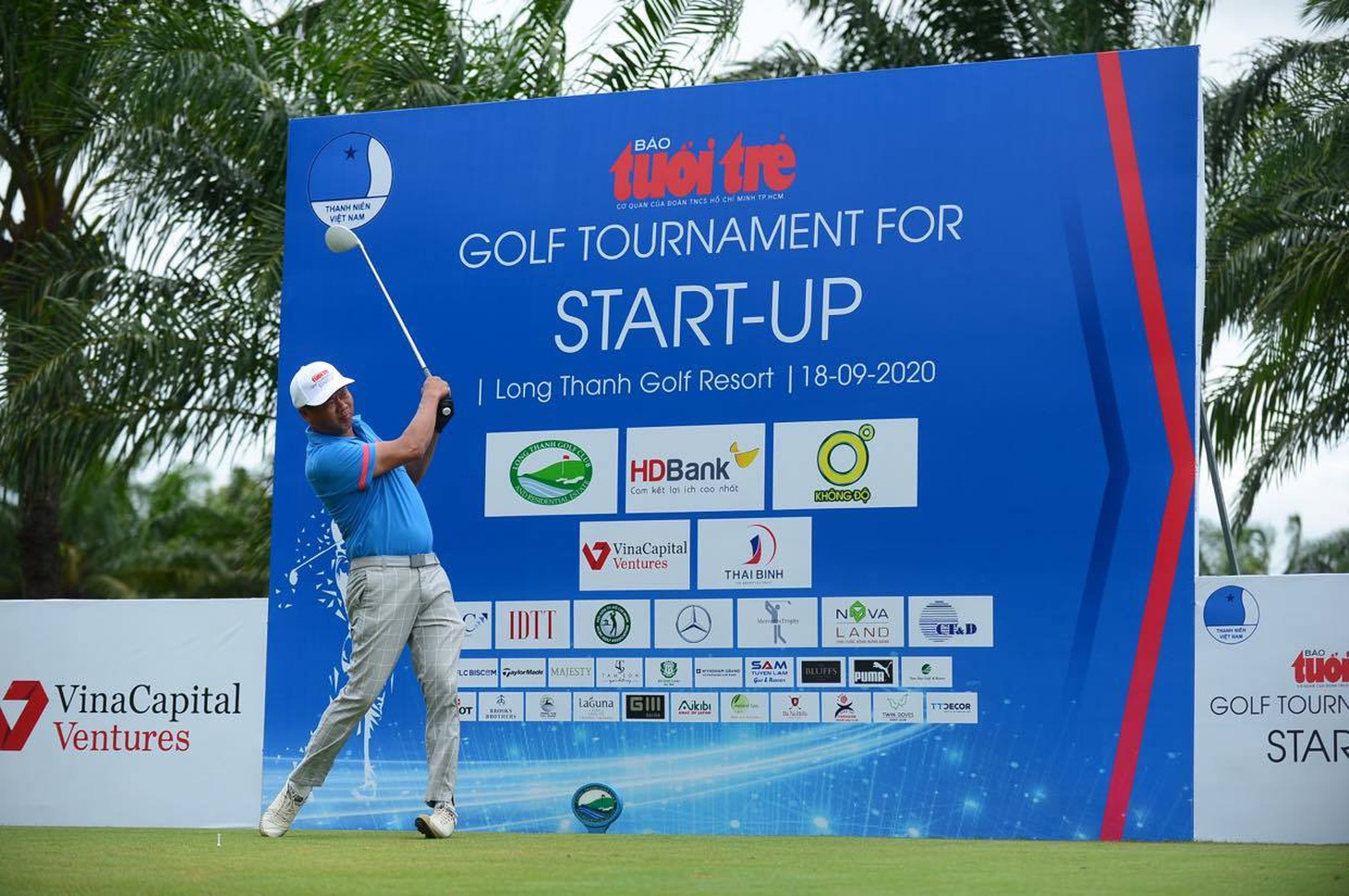 Giải Golf for Start-up 2020: Các golfer vượt qua khó khăn về thời tiết - Ảnh 14.