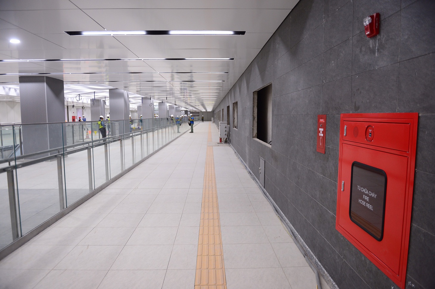 Ngắm diện mạo tầng B1 ga Ba Son của metro số 1 - Ảnh 1.