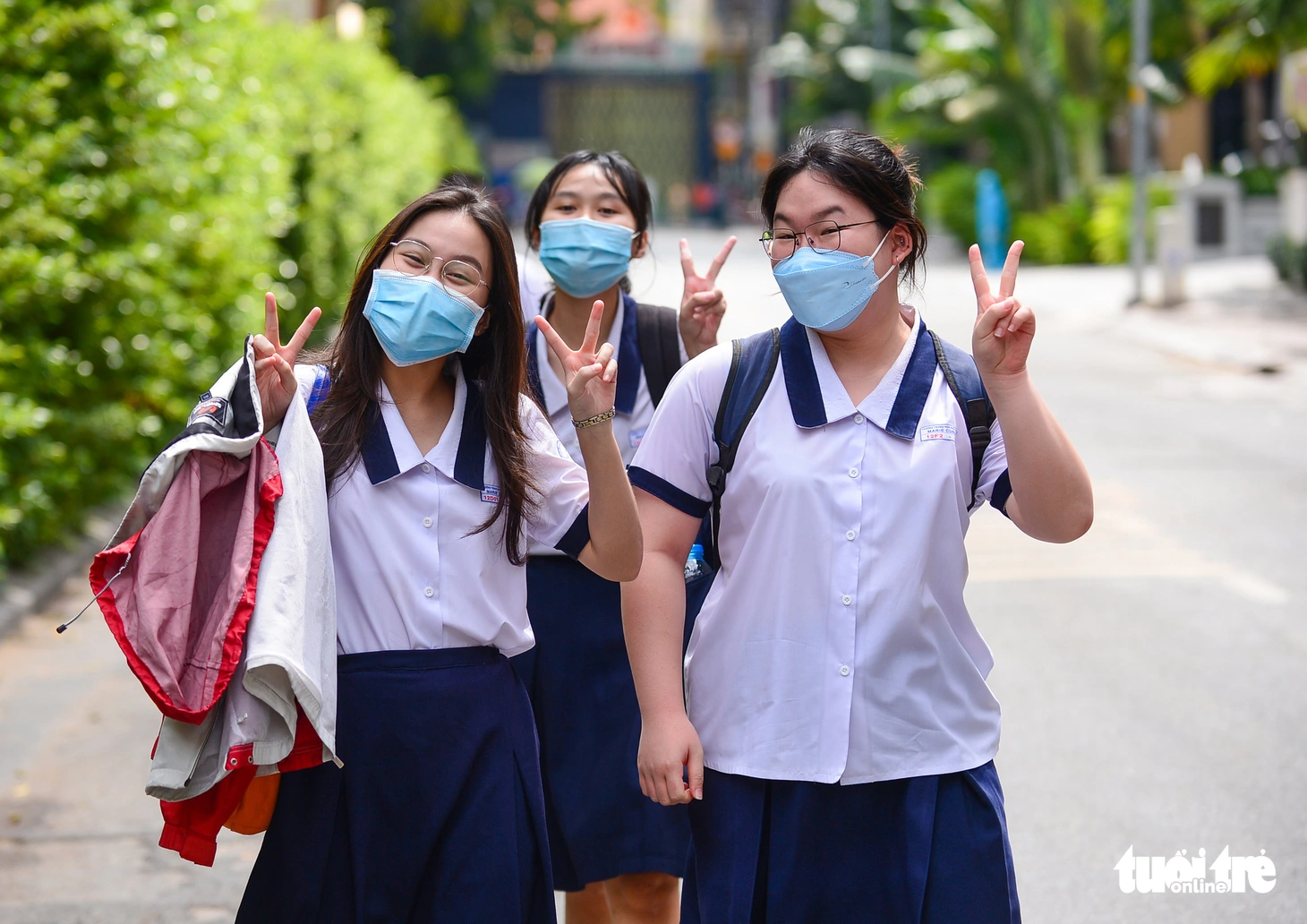 Thí sinh vui vẻ, tự tin trong buổi thi đầu tiên - Ảnh 6.