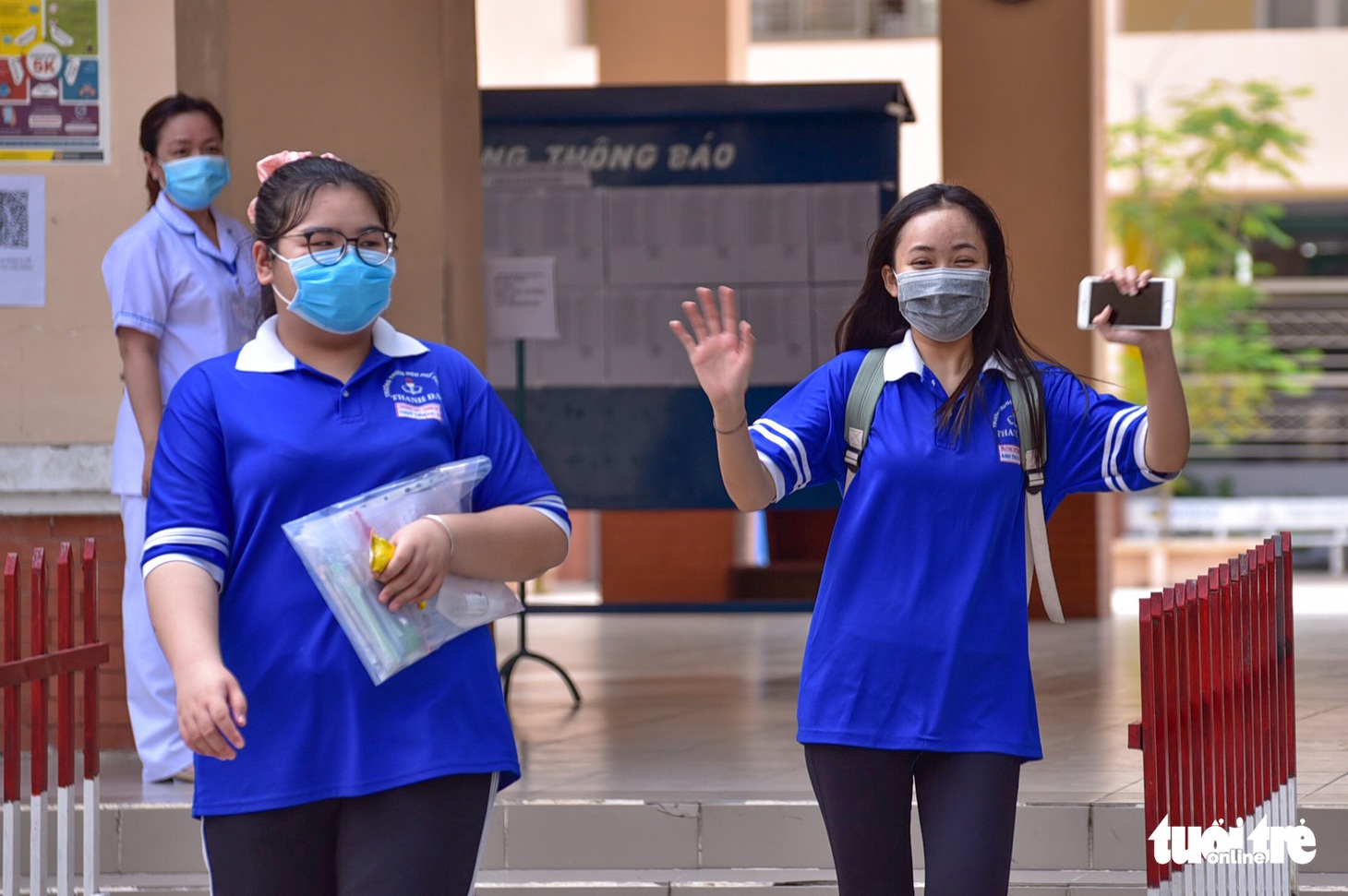 Thí sinh vui vẻ, tự tin trong buổi thi đầu tiên - Ảnh 7.