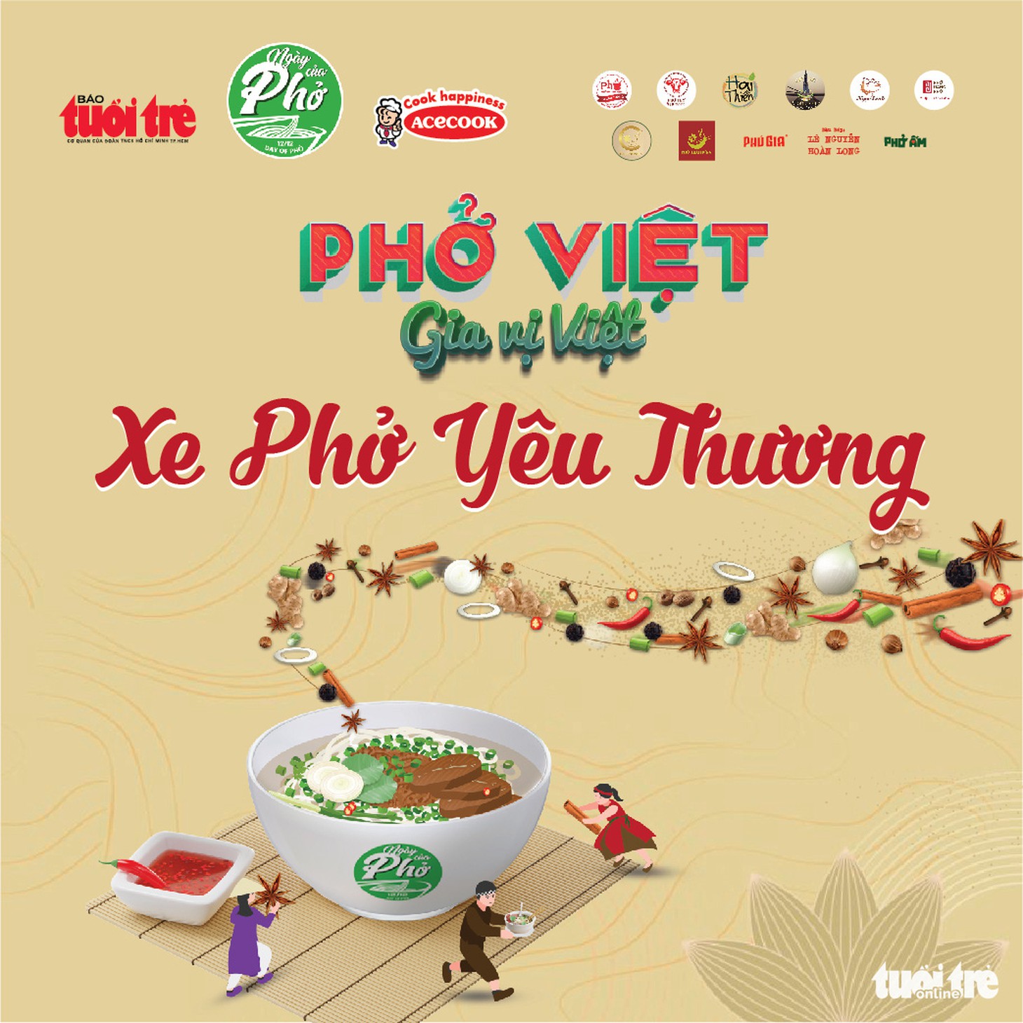Xe phở yêu thương phục vụ bữa trưa sớm cho tuyến đầu chống dịch - Ảnh 17.