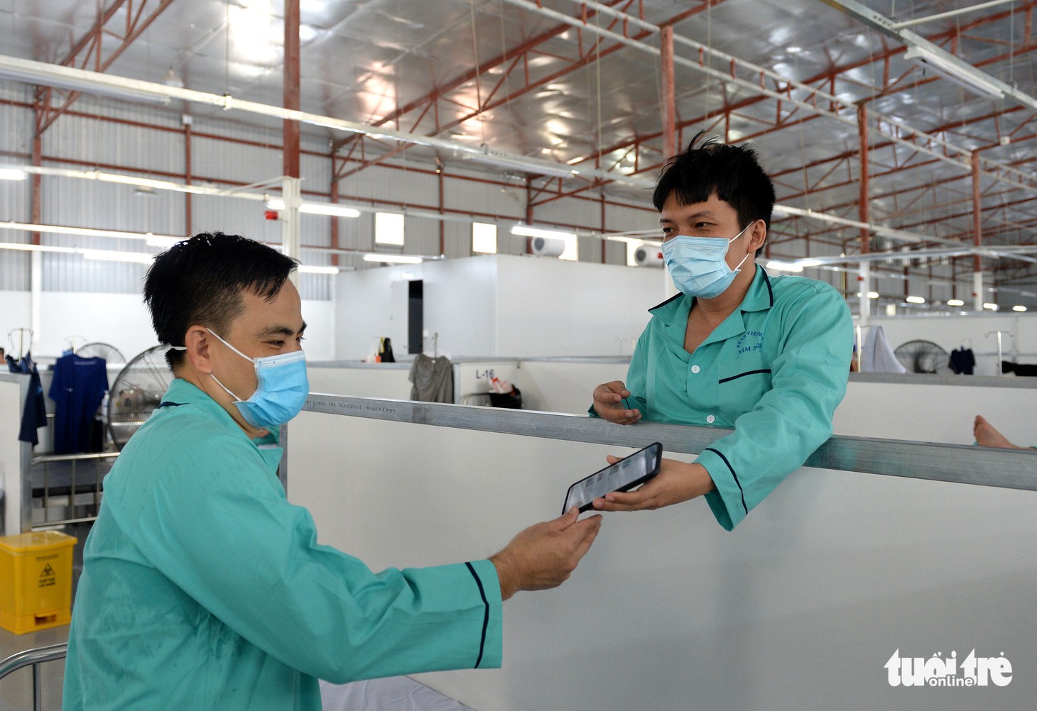Bệnh viện dã chiến thuộc Bộ Công an nâng tầng điều trị - Ảnh 6.