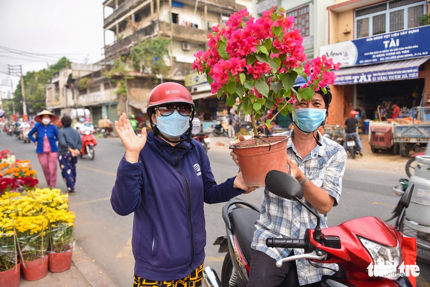 Sắc xuân đã về trên bến Bình Đông - Ảnh 4.