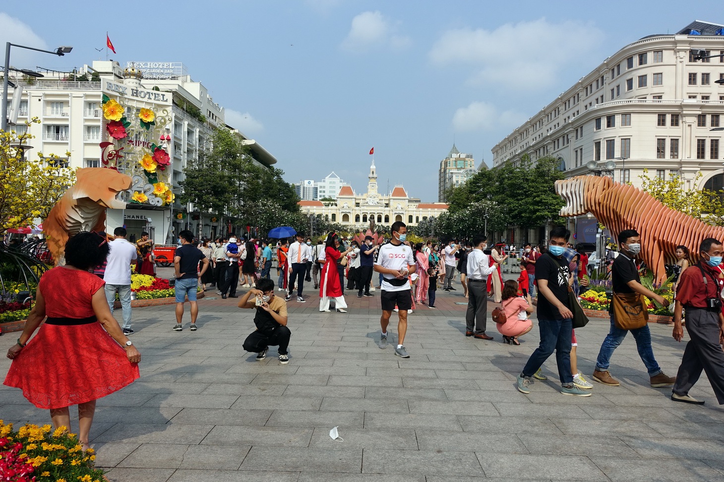 Đường hoa Nguyễn Huệ đảm bảo an toàn - Ảnh 5.