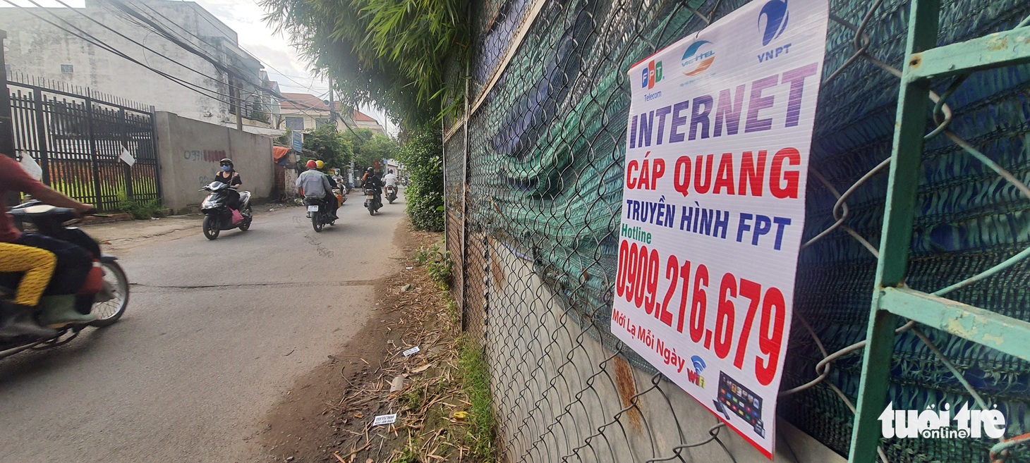 Sở VH-TT TP.HCM nói có nạn gài dao lam, móc câu chống bóc dỡ quảng cáo bẩn - Ảnh 1.