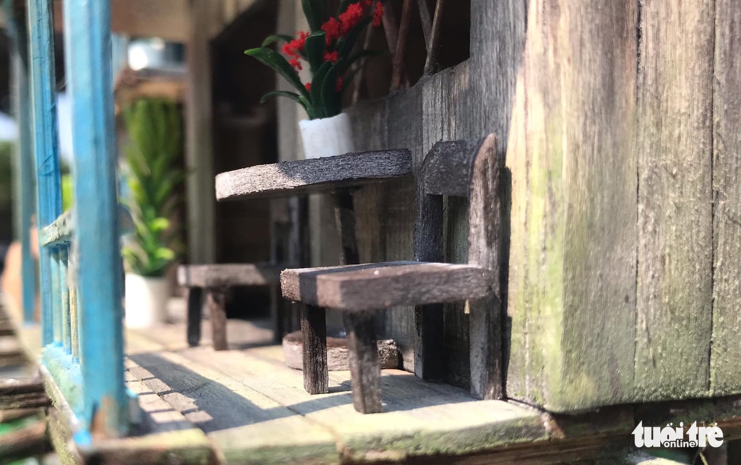 Mô hình, tiểu cảnh ‘đắp gọt’ từ bìa giấy, vỏ lon nhìn là mê - Ảnh 5.