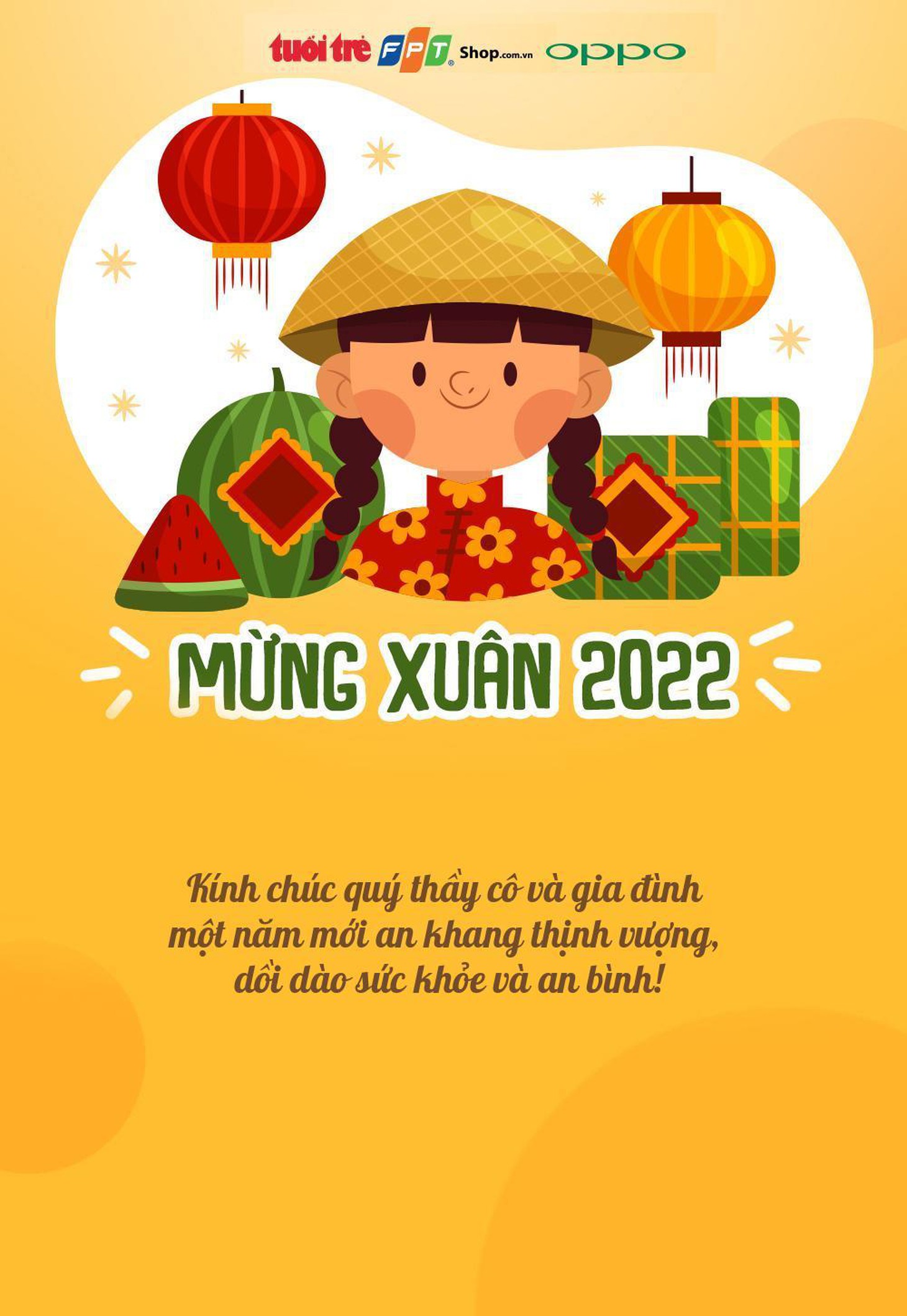 Cùng Tuổi Trẻ Online tạo thiệp chúc Tết thầy cô - Ảnh 2.