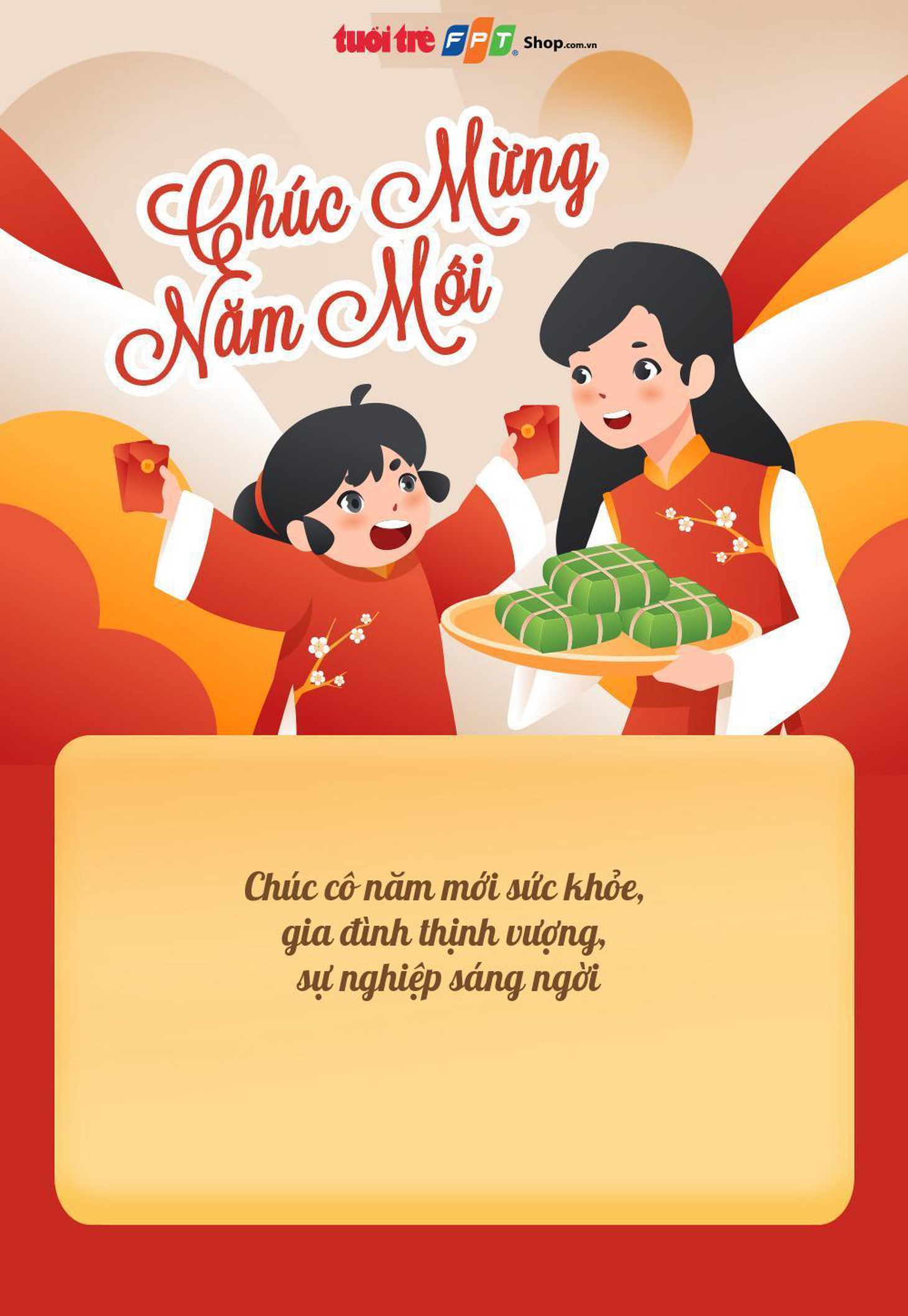 Cùng Tuổi Trẻ Online tạo thiệp chúc Tết thầy cô - Ảnh 4.