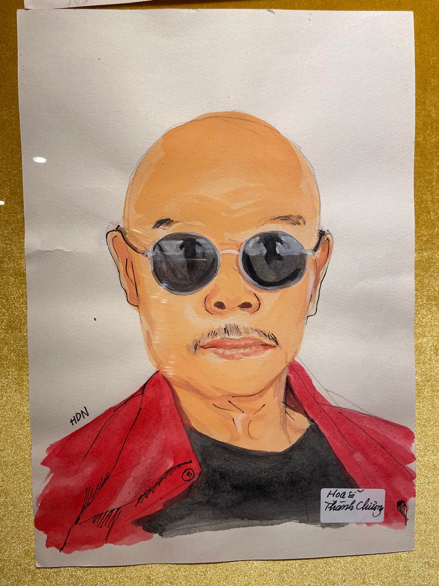 Nhà báo Huỳnh Dũng Nhân ‘liều’ làm triển lãm hội họa về bạn bè, người nổi tiếng - Ảnh 3.