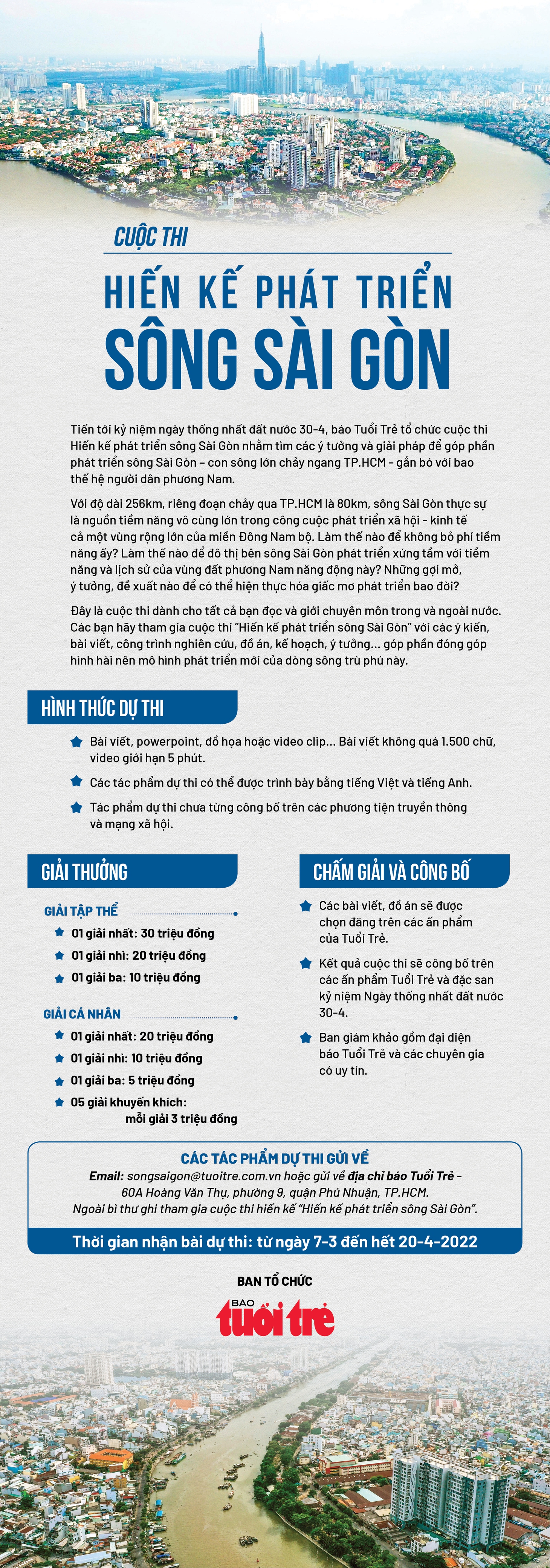 Mời bạn tham dự cuộc thi Hiến kế phát triển sông Sài Gòn - Ảnh 2.