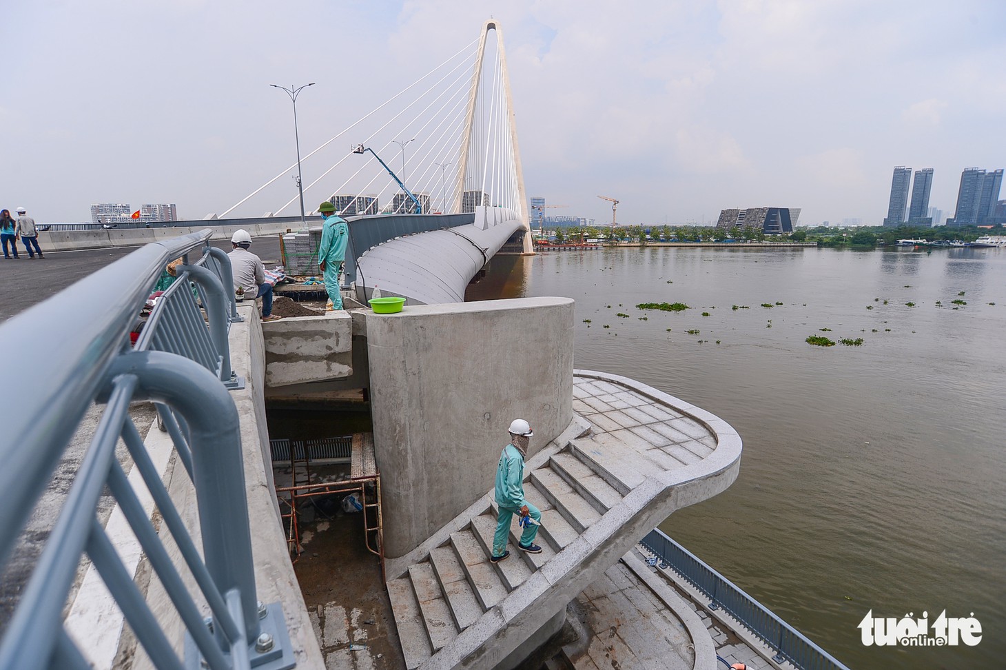 Ngày 28-4, cầu Thủ Thiêm 2 sẽ nối nhịp - Ảnh 6.