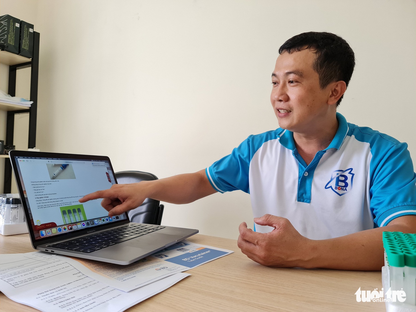 Cầm cố tài sản, ở nhà thuê để sản xuất ống nghiệm tiêu chuẩn quốc tế - Ảnh 3.