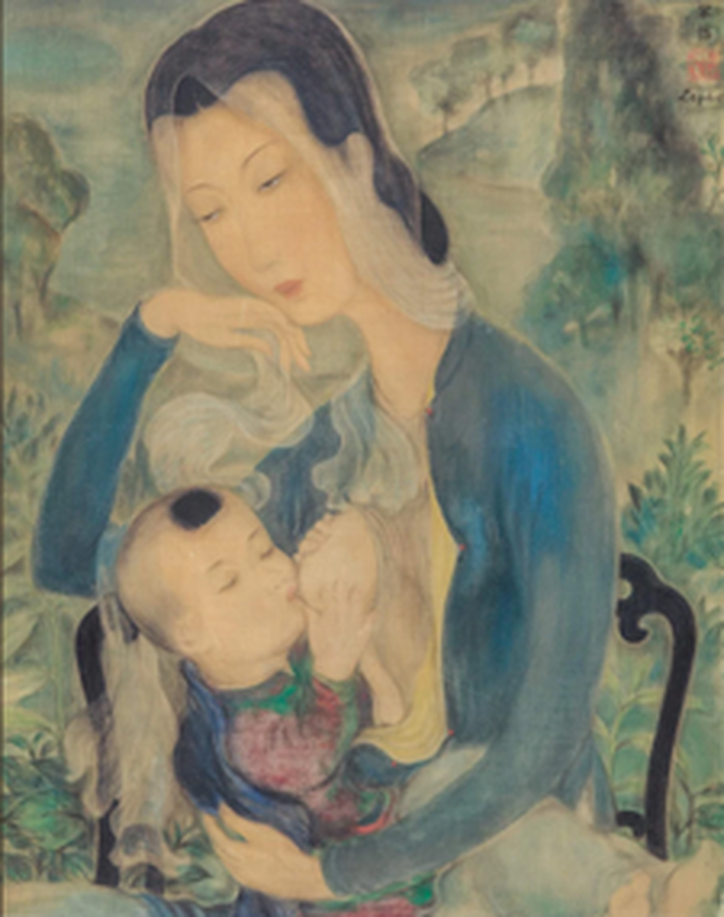 Phổ - Thứ - Lựu - Đàm tề tựu trong cuộc triển lãm tranh Đông Dương lớn - Ảnh 6.