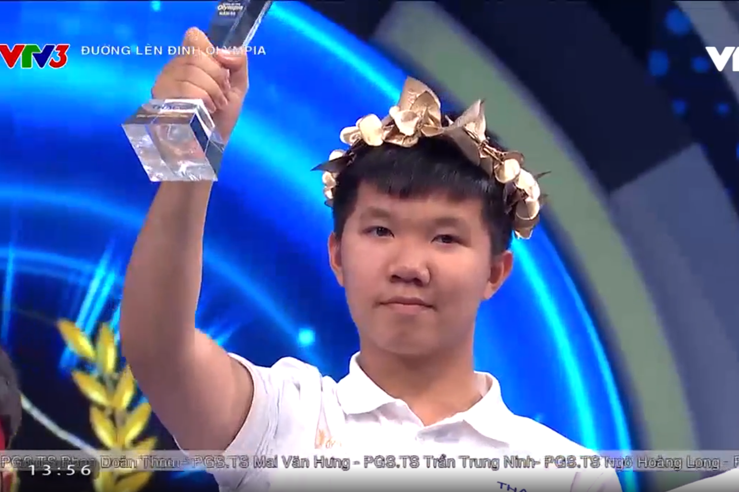 Lê Xuân Mạnh, học sinh Trường THPT Hàm Rồng (Thanh Hóa)&nbsp;