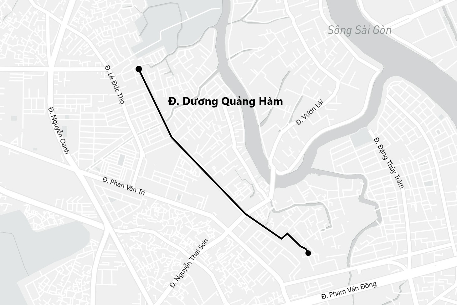 Xung quanh đường Dương Quảng Hàm là các tuyến đường "nóng" về kẹt xe như Lê Đức Thọ, Nguyễn Oanh, Phan Văn Trị, Nguyễn Thái Sơn... do đó dự án được kỳ vọng khi hoàn thành sẽ kéo giảm ùn tắc giao thông qua khu vực, chỉnh trang đô thị, phục vụ tốt việc đi lại của người dân trên địa bàn.