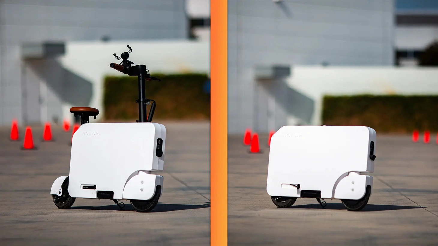 Hai chế độ của Honda Motocompacto - Ảnh: The Drive