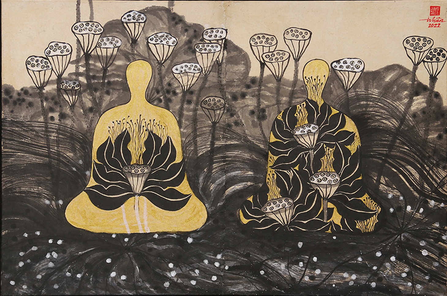 "Thiền 2" - Ảnh: NVCC