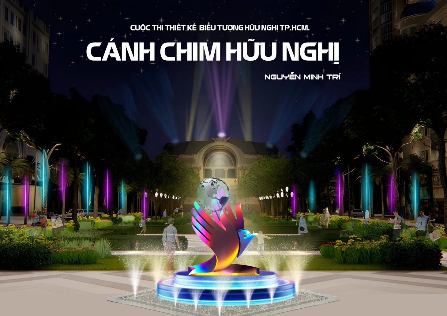 Cánh chim là biểu tượng hữu nghị TP.HCM- Ảnh 1.