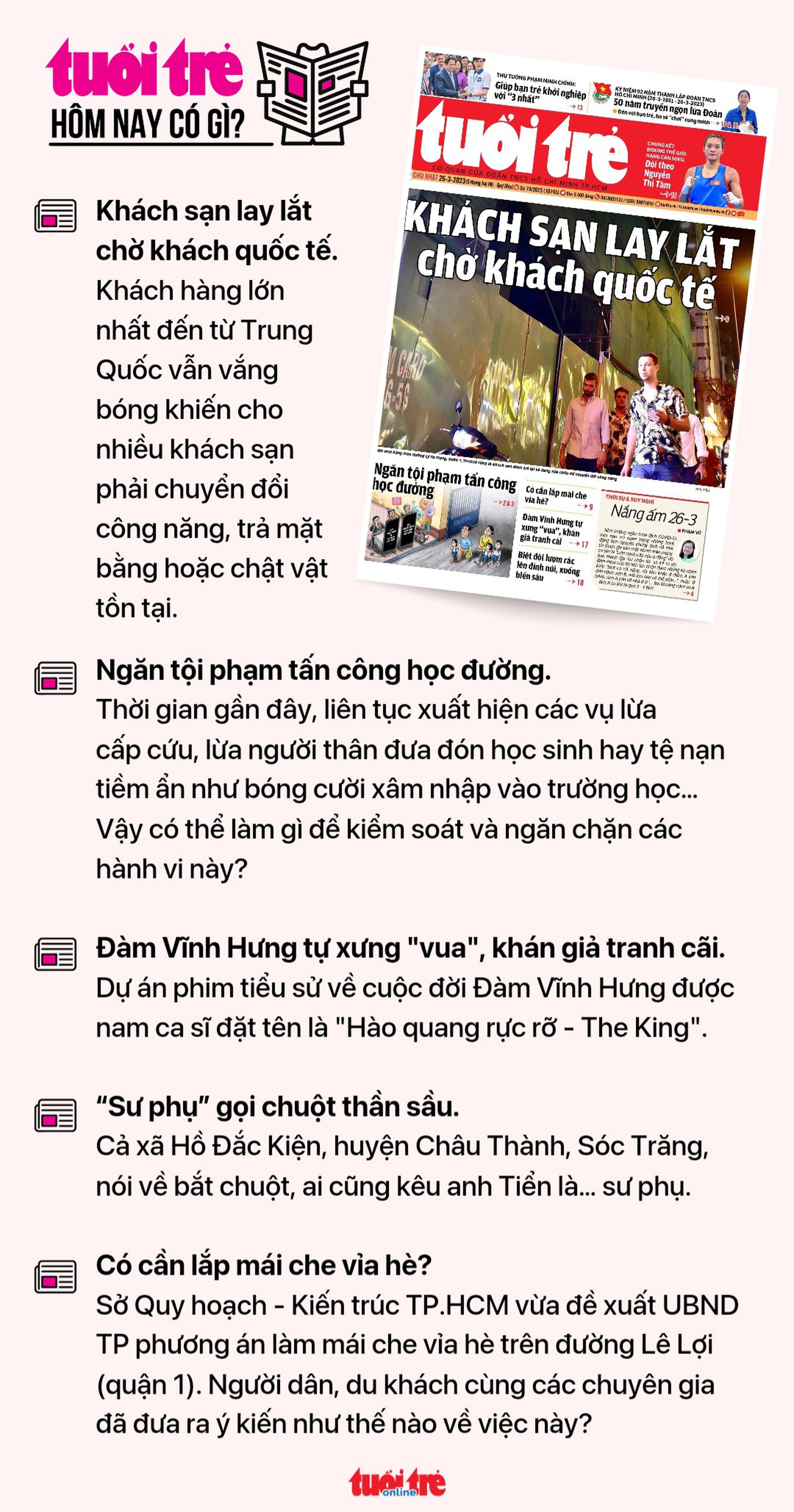Tin tức sáng 26-3: Bộ Công an khuyến cáo rủi ro khi xách hộ hàng hóa tại sân bay - Ảnh 6.