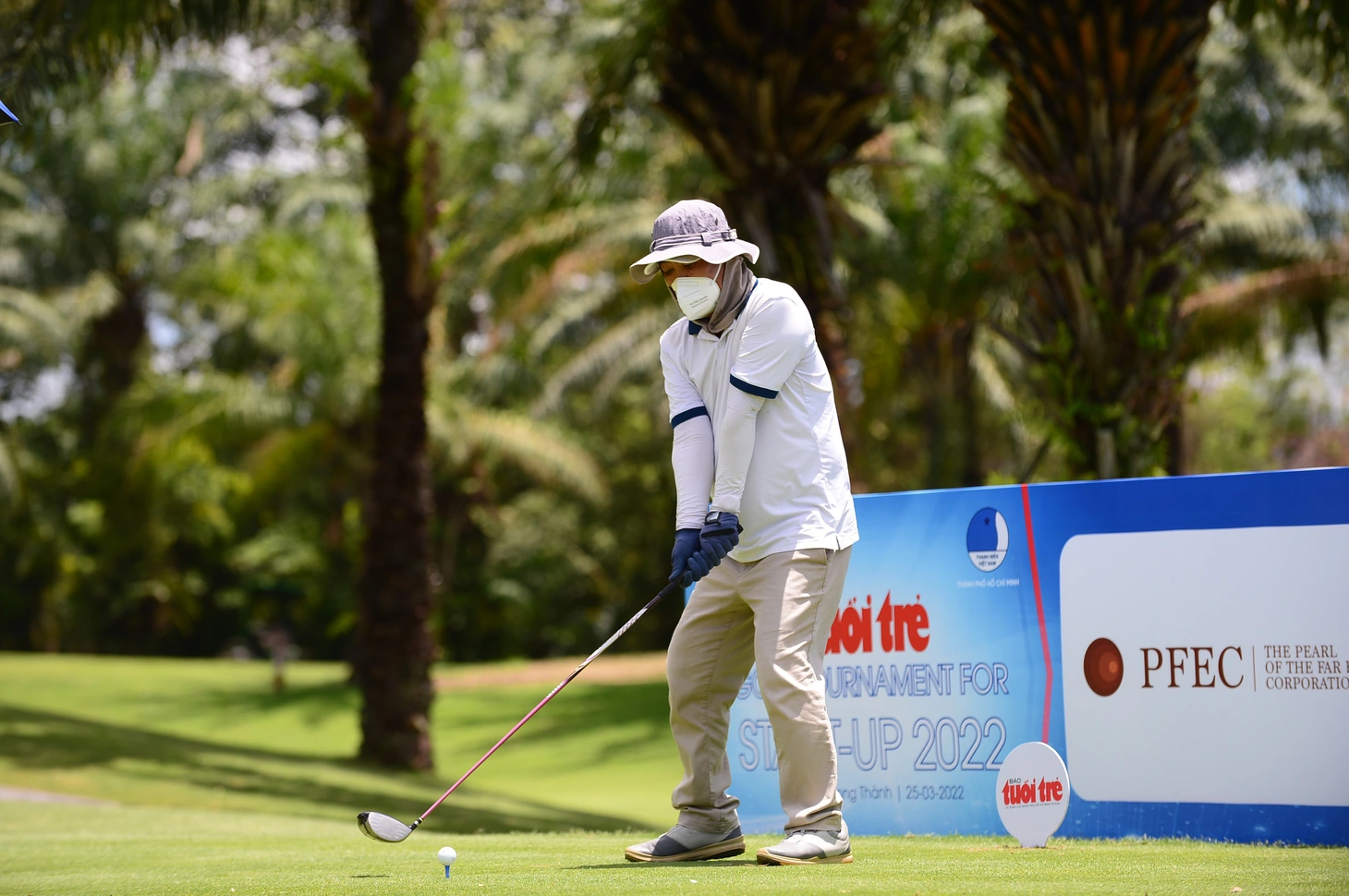 Như mọi năm, Tuổi Trẻ Golf Tournament For Start-up quy tụ hơn 100 golfer tranh tài - Ảnh: Q.Đ.