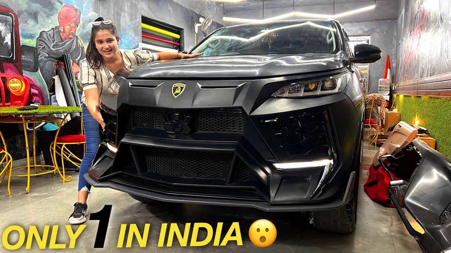 Cô nàng chi 50 triệu đồng độ Toyota Fortuner phong cách Lamborghini Urus - Ảnh 8.