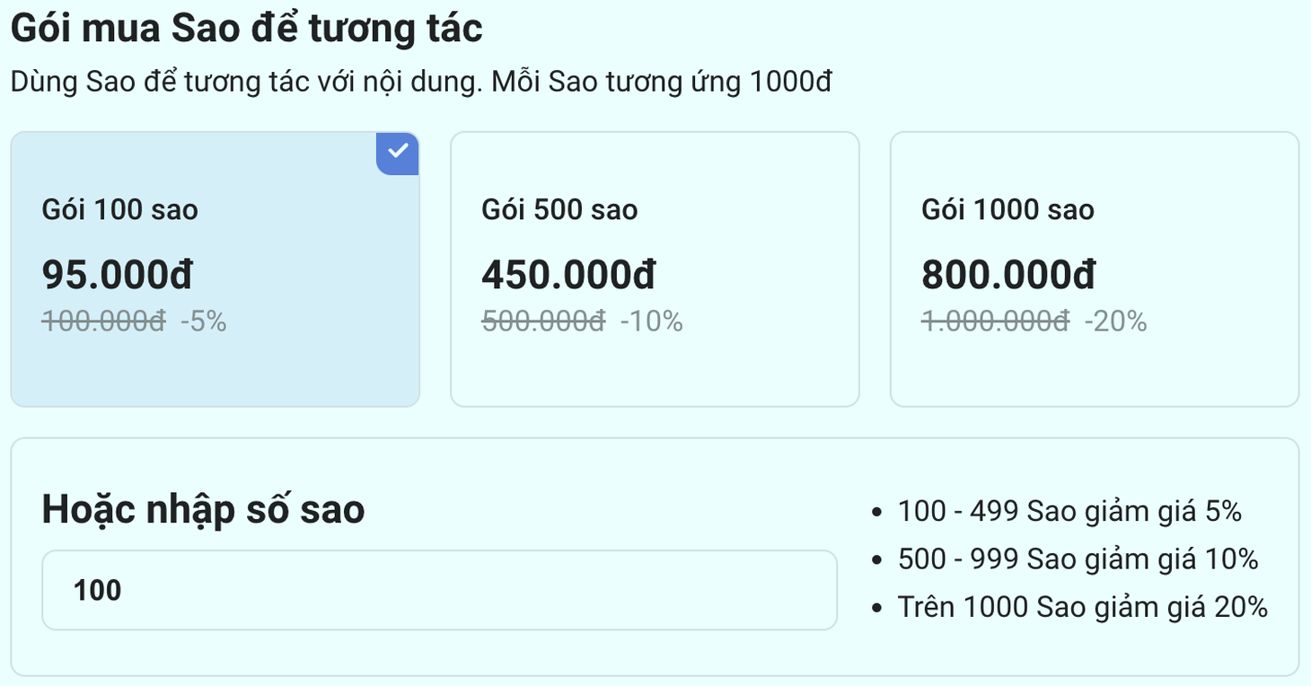 Tiết kiệm tới 20% với gói sao và gói thành viên Tuổi Trẻ Sao mới - Ảnh 3.