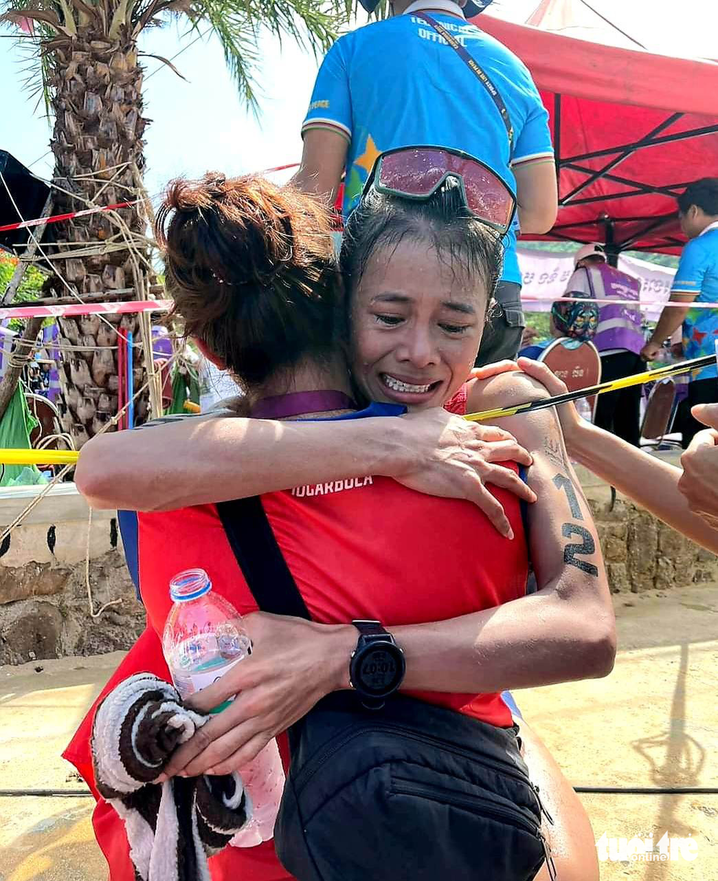 Nguyễn Thị Phương Trinh giành HCB duathlon nữ- Ảnh: ANH TUẤN