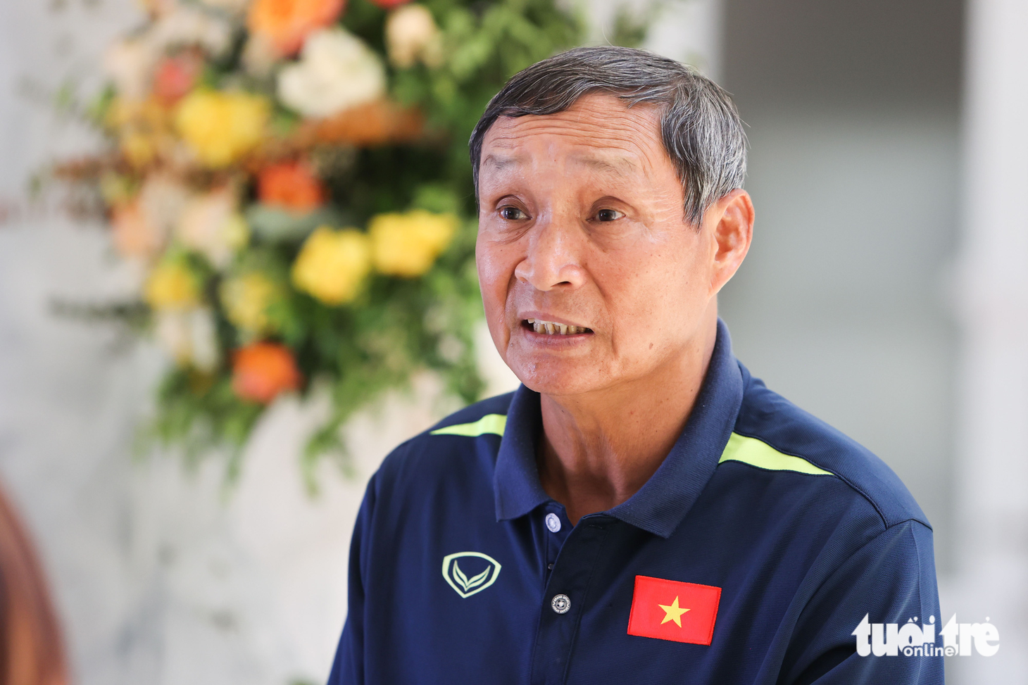 Huấn luyện viên Mai Đức Chung: "Các cô gái Việt Nam sẽ thi đấu đến cùng với quyết tâm rất cao" - Ảnh: NGUYỄN KHÁNH