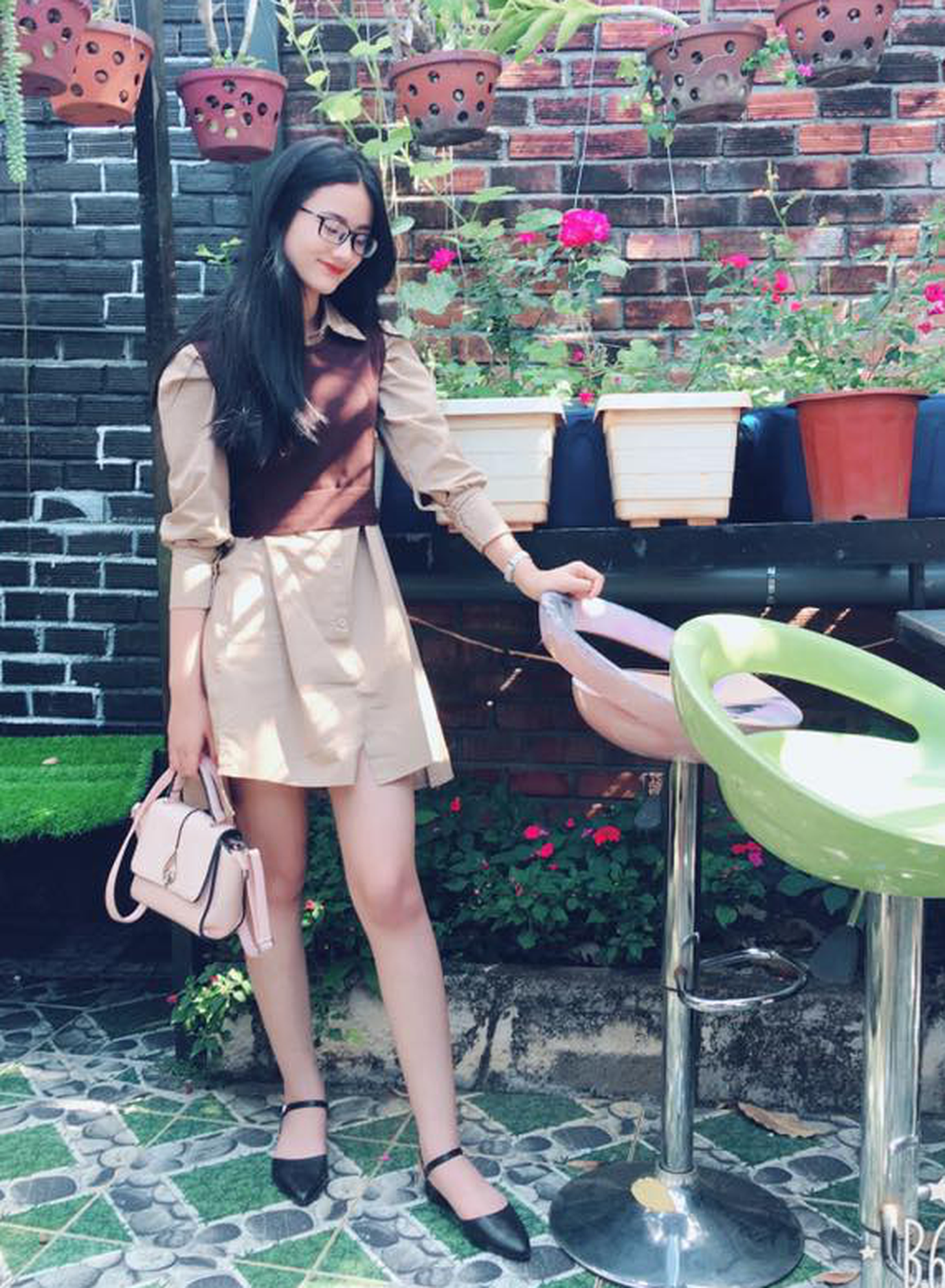 Cô được bạn bè khen "chuẩn siêu mẫu"