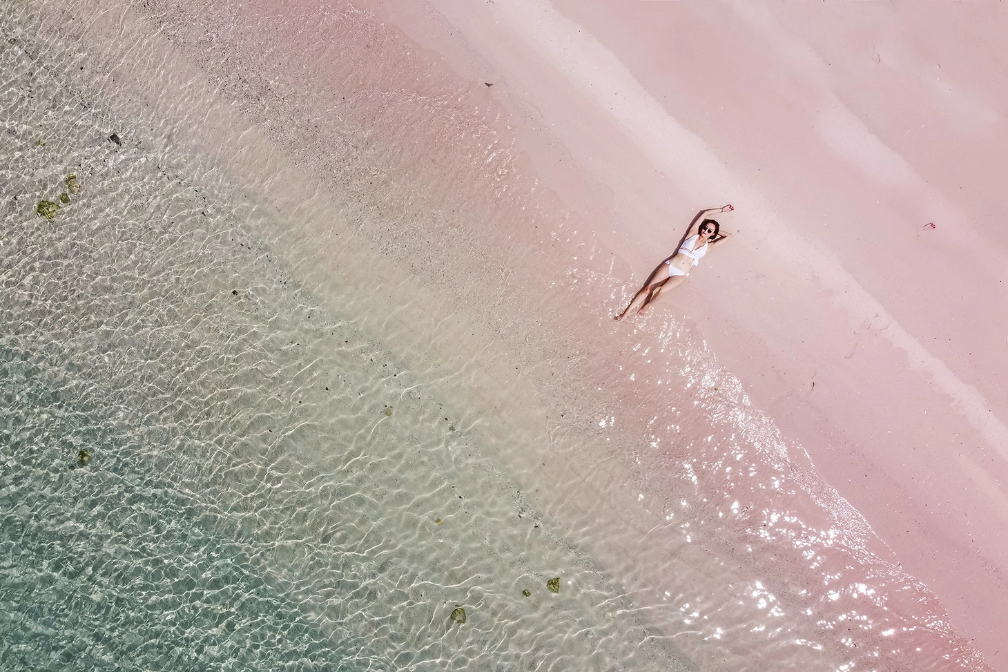 Pink Sands tại Bahamas - Ảnh: Royal Caribbean