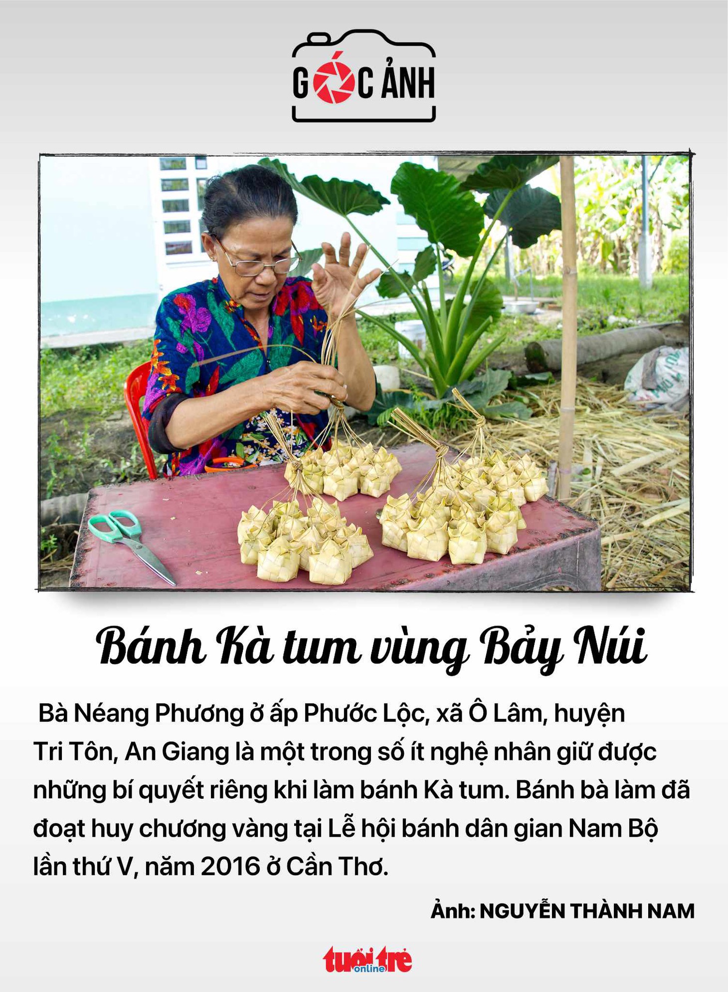 Bánh Kà tum vùng Bảy Núi - Ảnh: NGUYỄN THÀNH NAM