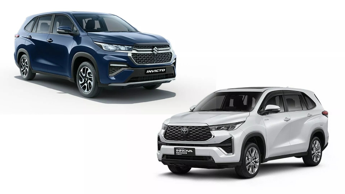 Nếu không có logo khác biệt, không ít người sẽ nhầm lẫn giữa Suzuki Invicto và Toyota Innova mới - Ảnh: Carscoops