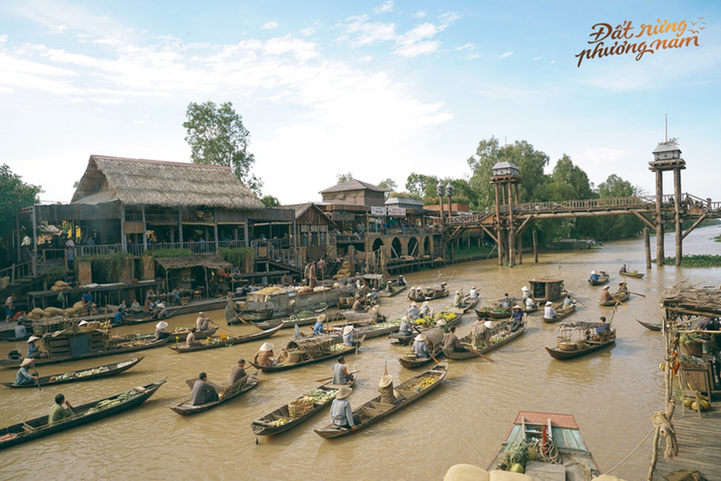 Hình ảnh sông nước và con người Tây Nam Bộ hiện lên chân thực trong Đất rừng phương Nam - Ảnh: ĐPCC