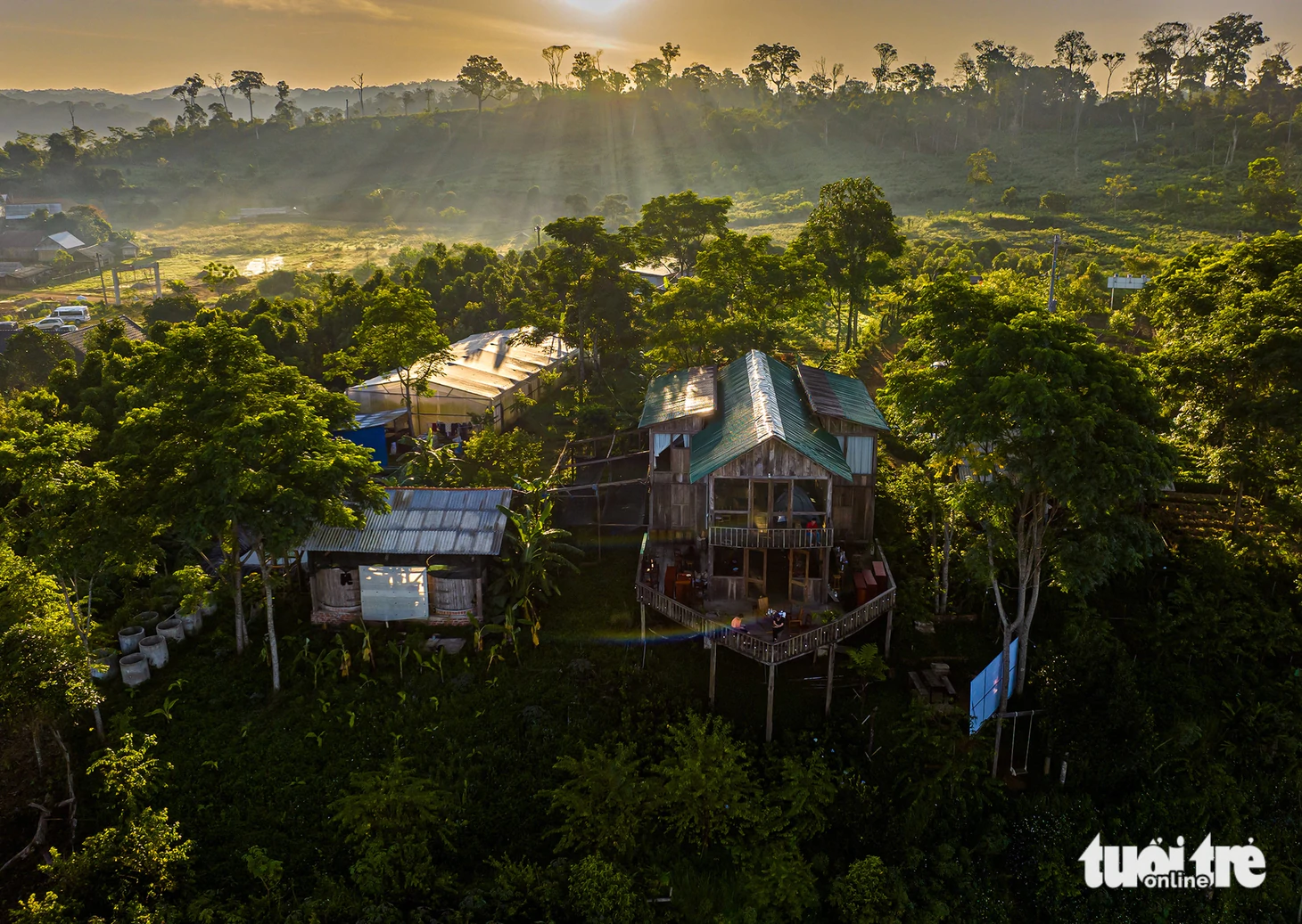 Một homestay ở An Toàn - Ảnh: DŨNG NHÂN